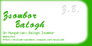 zsombor balogh business card